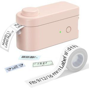 NWT Label Maker Machine with Tape, Portable & Rechargeable Label Makers
